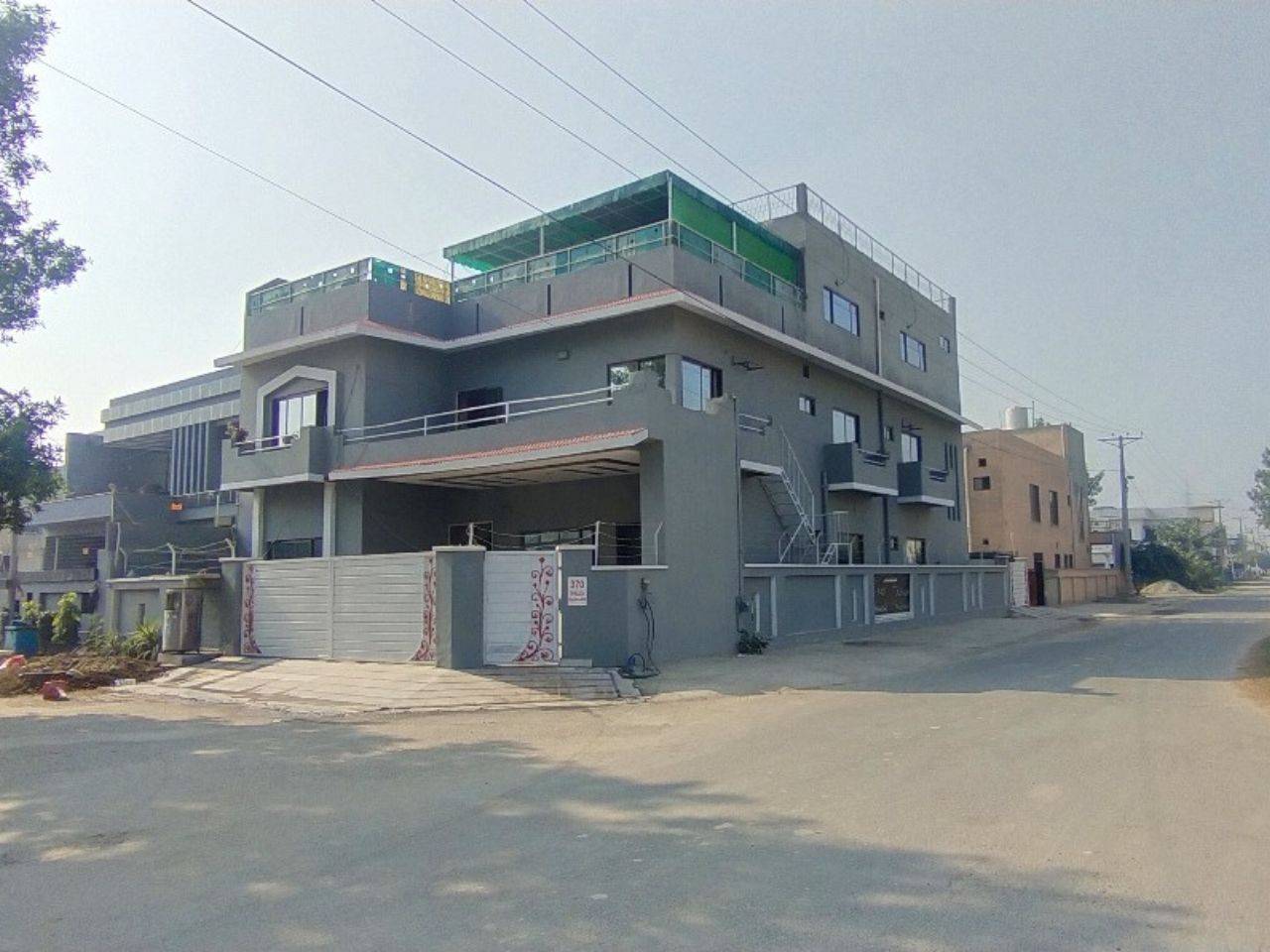 The external view of our hostel.